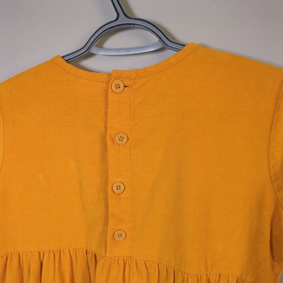 Hanna Andersson Twirl Power Corduroy Dress Golden Hour Size 14-16 (160cm) - Picture 3 of 6